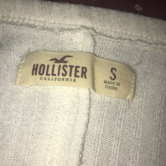 Hollister Long Sleeve Lace Up Sweater - Picture 2 of 3